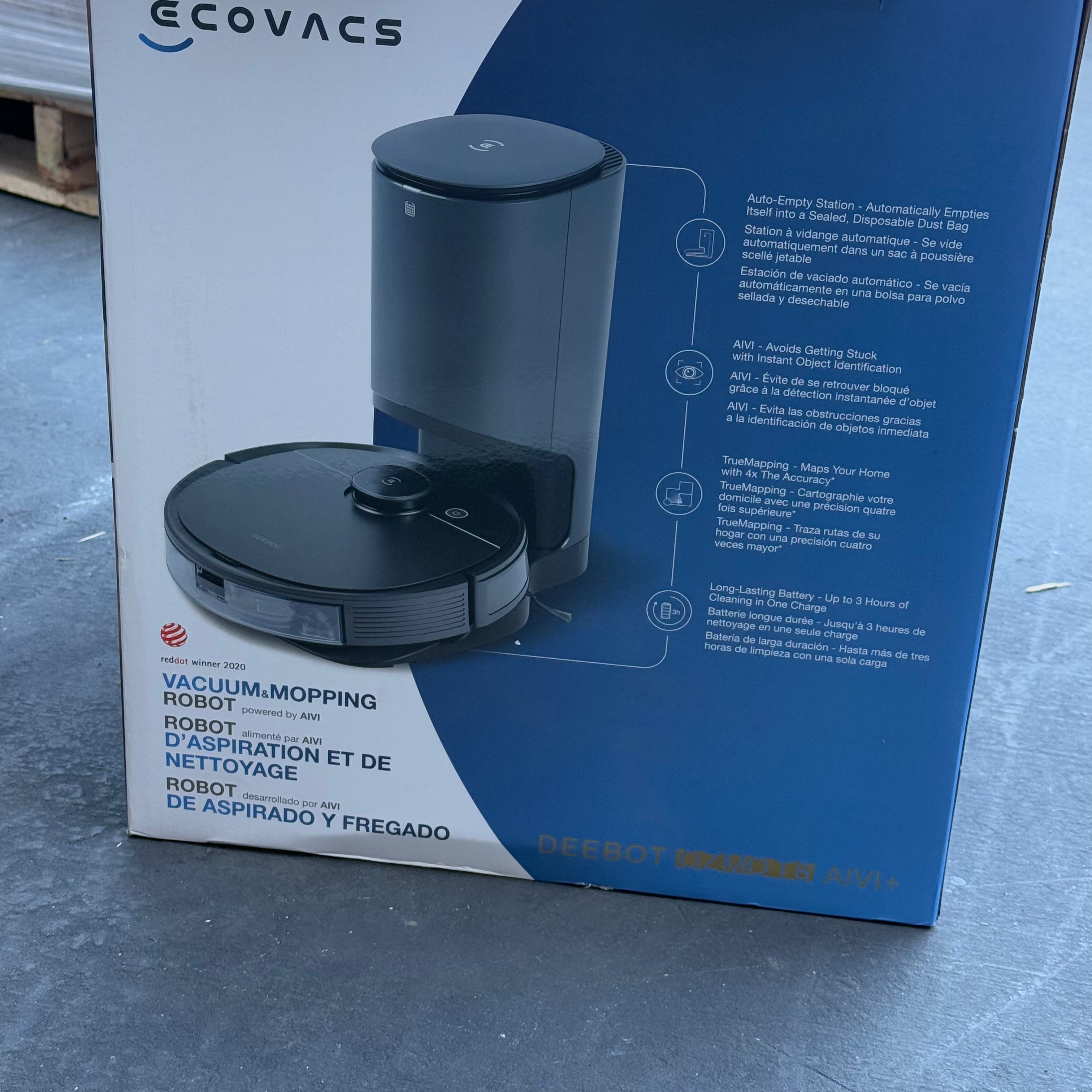 ECOVACS T8 VAC AIVI + MOP (Used) ECOVACS T8 VAC AIVI + MOP (Used)